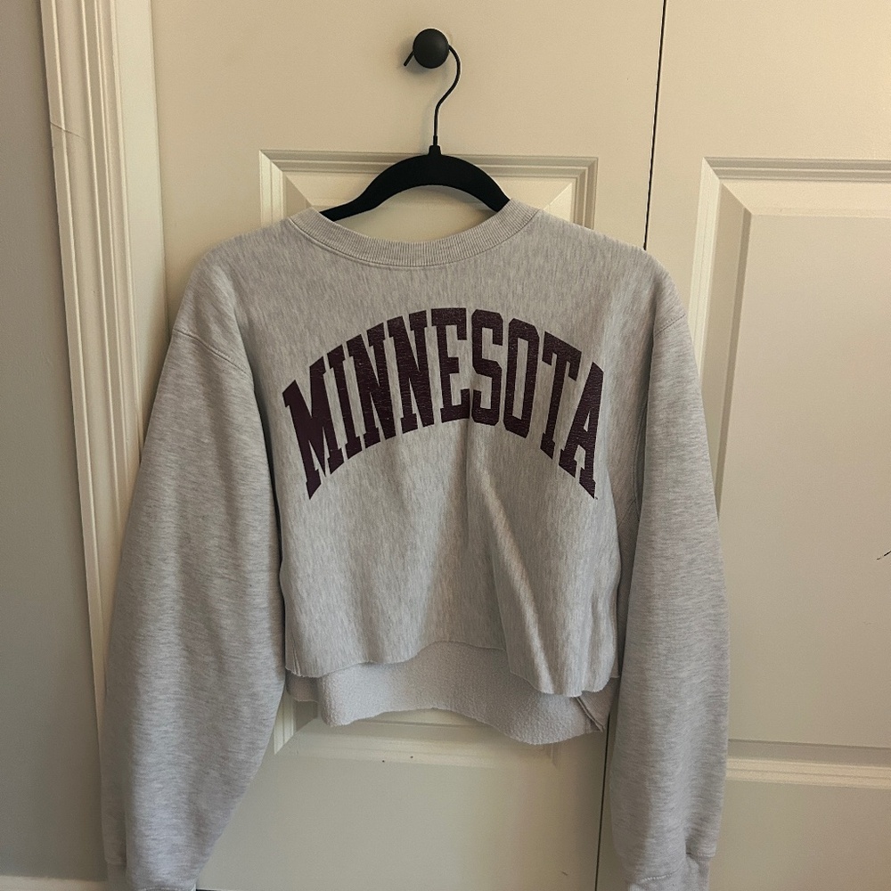 Cropped University of Minnesota Crewneck (Size S)